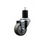 Service Caster 3'' SS Gray Poly Wheel Swivel 1-3/4'' Expanding Stem Caster SCC-SSEX20S314-PPUB-134 - alternate 1